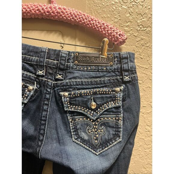 Rock Revival Celine Easy Boot Woman’s Jeans Size 28 - Picture 12 of 16